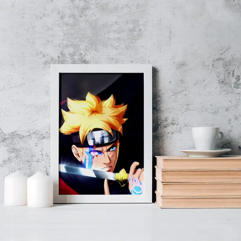 تابلو خندالو مدل بوروتو اوزوماکی انیمه بوروتو کد 15739