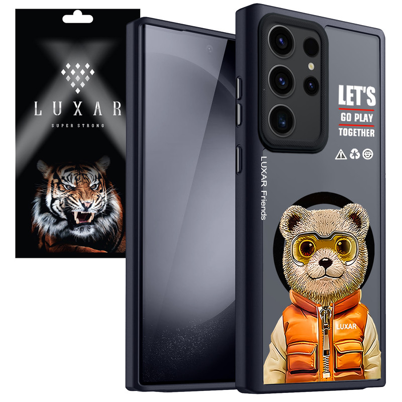 کاور لوکسار مدل Teady Bear مناسب برای گوشی موبایل سامسونگ Galaxy S23 Ultra