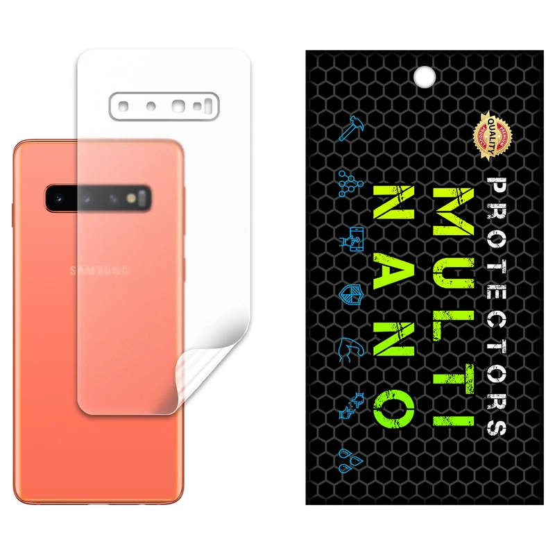 محافظ پشت گوشی مات نانو هیدروژل مولتی نانو مدل X-F1B مناسب برای گوشی موبایل سامسونگ Galaxy S10