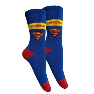 جوراب ساق بلند مردانه تن پوش هنگامه مدل پنبه کش اسپرت سوپرمن