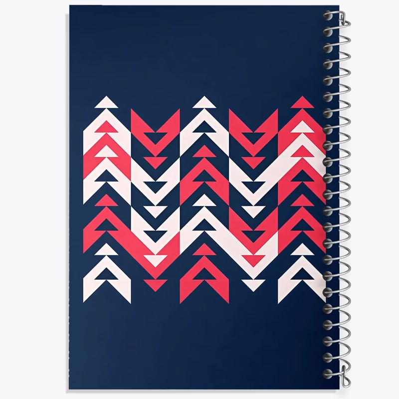 دفتر شطرنجی 50 برگ خندالو طرح پترن سنتی کد N4584