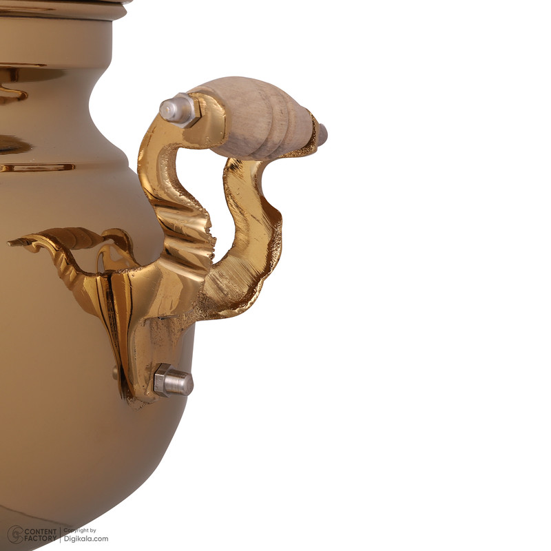 سماور ذغالی زرین مدل زرینه کد 300 ظرفیت 3 لیتر