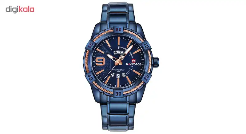 ساعت مچی عقربه ای مردانه نیوی فورس مدل NF9117SM BEBE