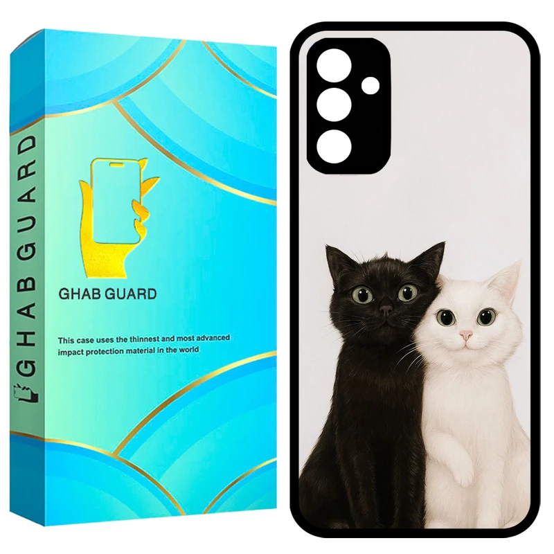 کاور قاب گارد طرح گربه مدل GCHPA34 مناسب برای گوشی موبایل سامسونگ Galaxy A34 5G