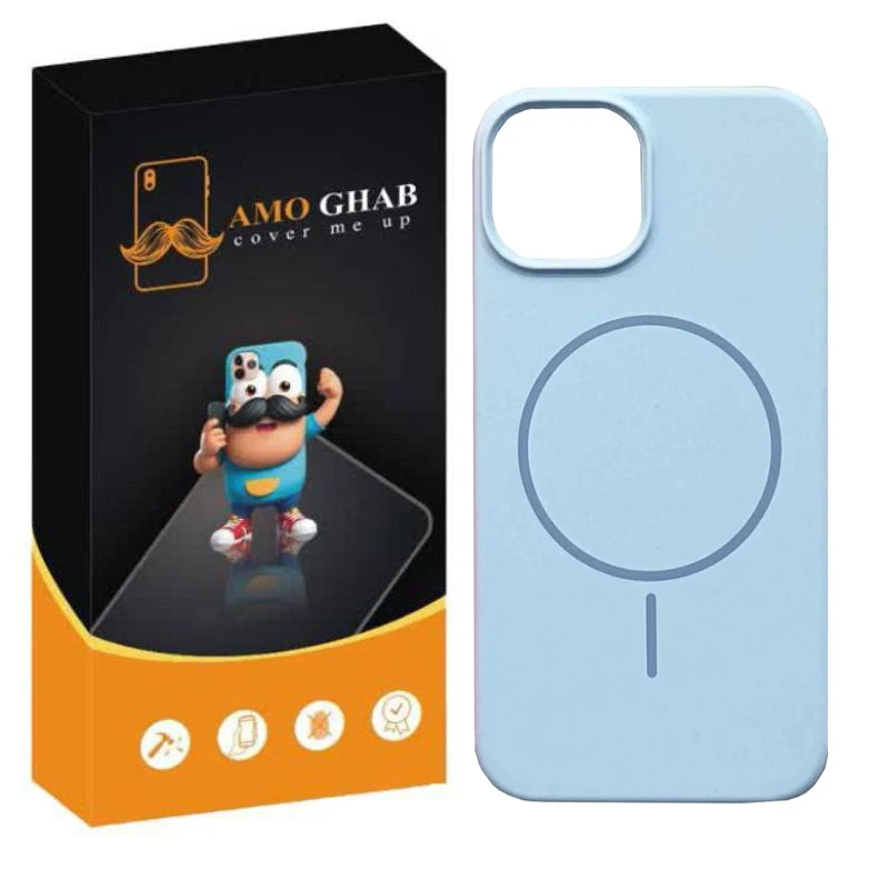 کاور ننه قاب مدل سیلیکونی پاک کنی مگ سیف مناسب برای گوشی موبایل اپل iPhone 11