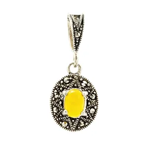 آویز گردنبند نقره زنانه مدل شرف الشمس VM6832