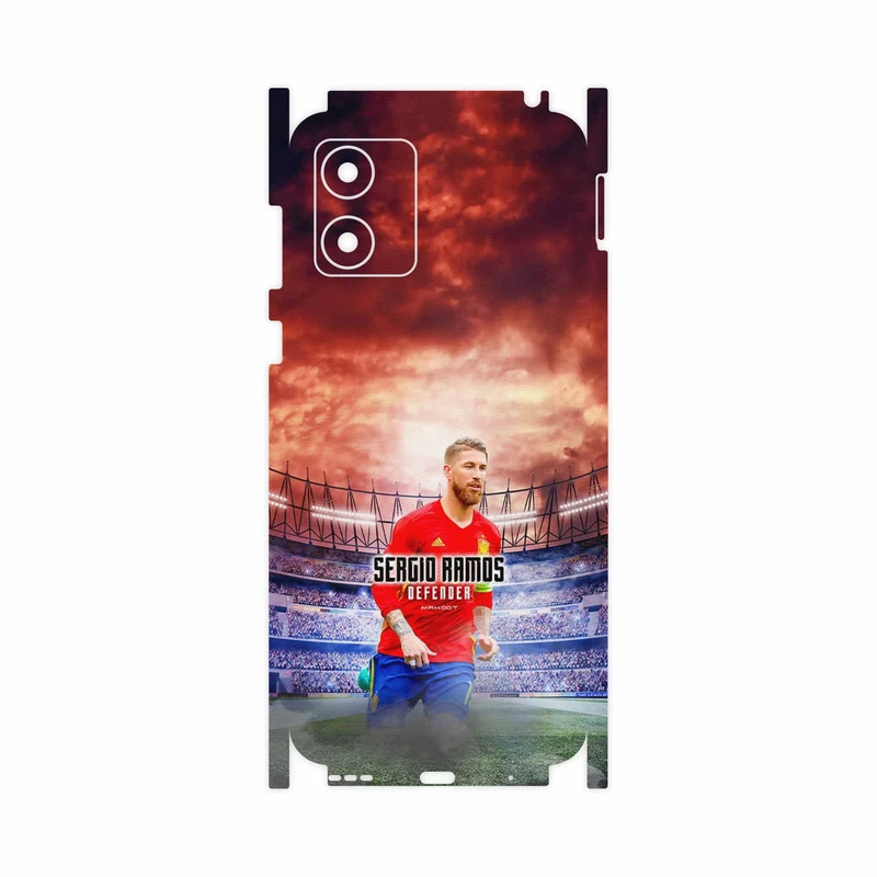 برچسب پوششی ماهوت مدل Sergio Ramos-FullSkin مناسب برای گوشی موبایل موتورولا Moto E13