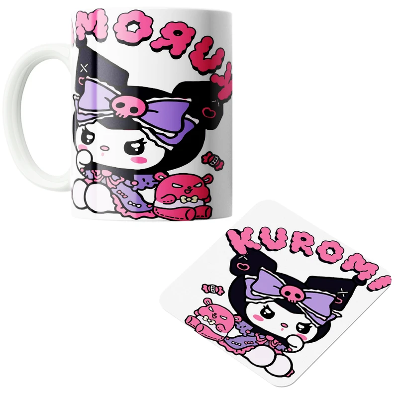 ماگ پاد آفرین مدل کرومی کد z20 به همراه زیر لیوانی