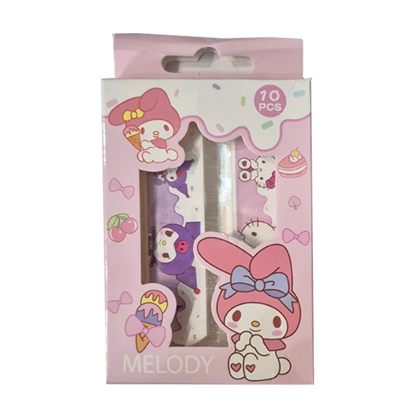 چسب زخم مدل سانریو ملودی مجموعه 10 عددی