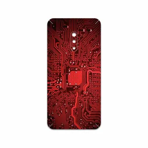 MAHOOT Red Printed Circuit Board Cover Sticker for Oppo Realme X