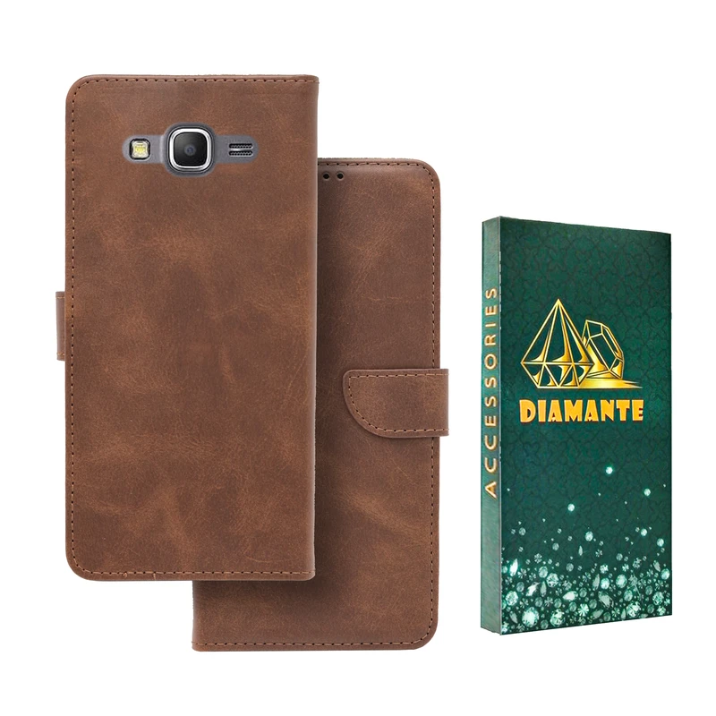 کیف کلاسوری دیامانته مدل Bors Gn مناسب برای گوشی موبایل سامسونگ Galaxy G530 / Grand Prime