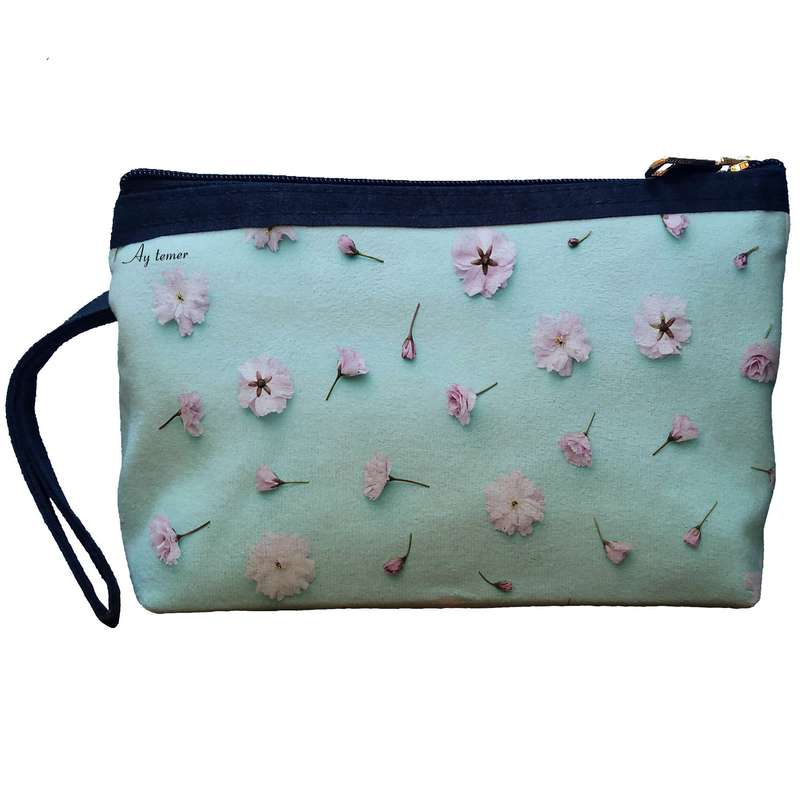 کیف لوازم آرایش زنانه آی تمر مدل گل کد 209