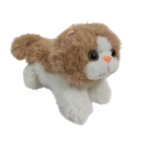 عروسک پولیشی مدل گربه خوابیده ارتفاع 15 سانتی متر