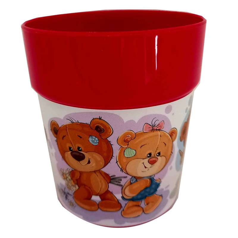لیوان کودک طرح خرس و قلب کد BEAR -LOVE