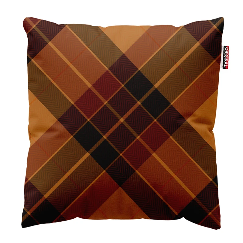 کوسن پاد آفرین مدل چهارخانه کد PK302137 سایز 30*30 سانتی متر