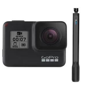  دوربین فیلم برداری ورزشی گوپرو مدل Hero 7 Black به همراه پایه مونوپاد مدل El Grande