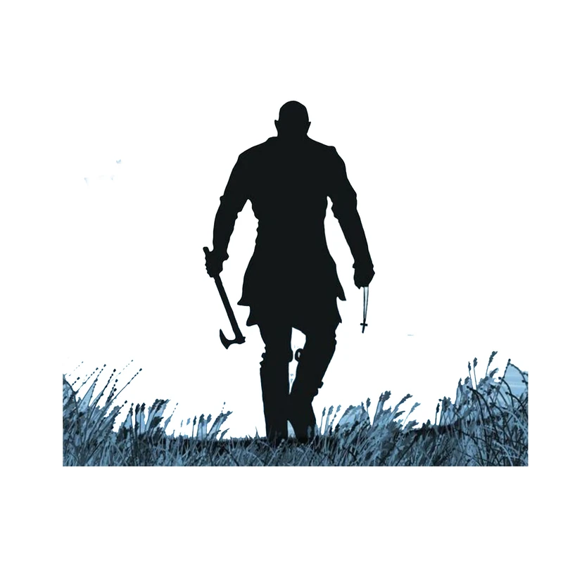  استیکر لپ تاپ و موبایل مدل سریال طرح وایکینگ ها رگنار Vikings Ragnar کد 3579