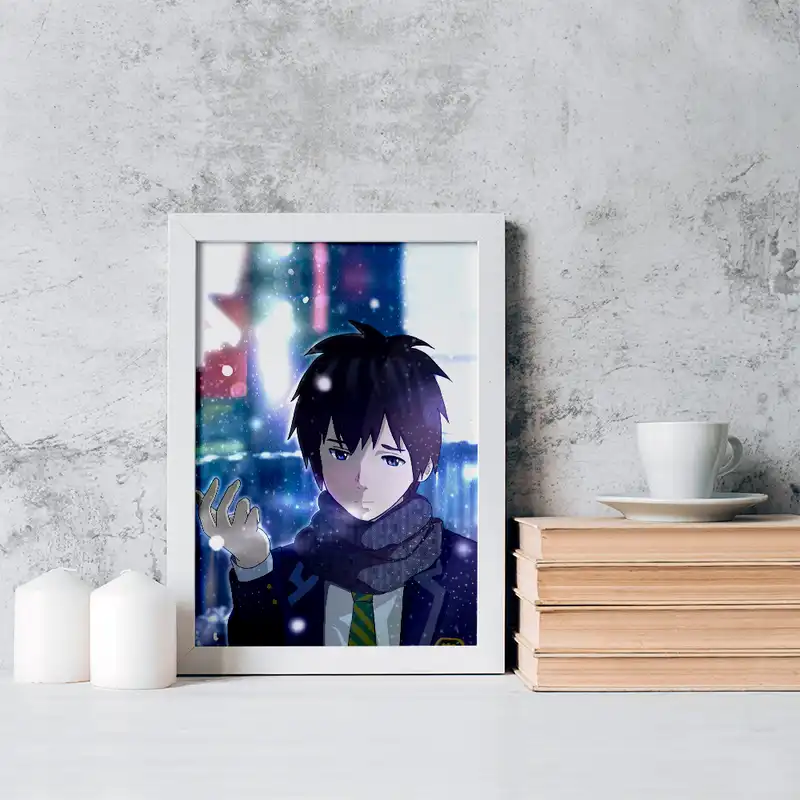 تابلو خندالو مدل تاکی تاچیبانا انیمه یورنیم نام تو کد 16290