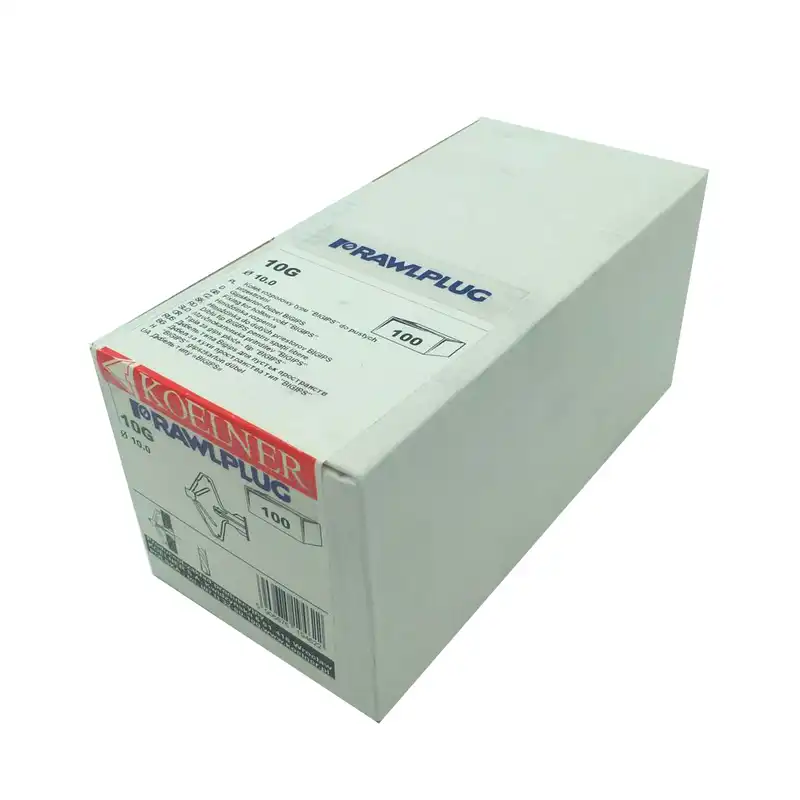 رول بولت رولپلاگ مدل پروانه ای 10G مجموعه 25 عددی