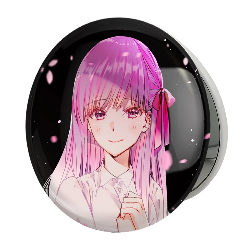 آینه جیبی خندالو طرح ساکورا انیمه فیت استی نایت Fate Stay Night مدل تاشو کد 22755 