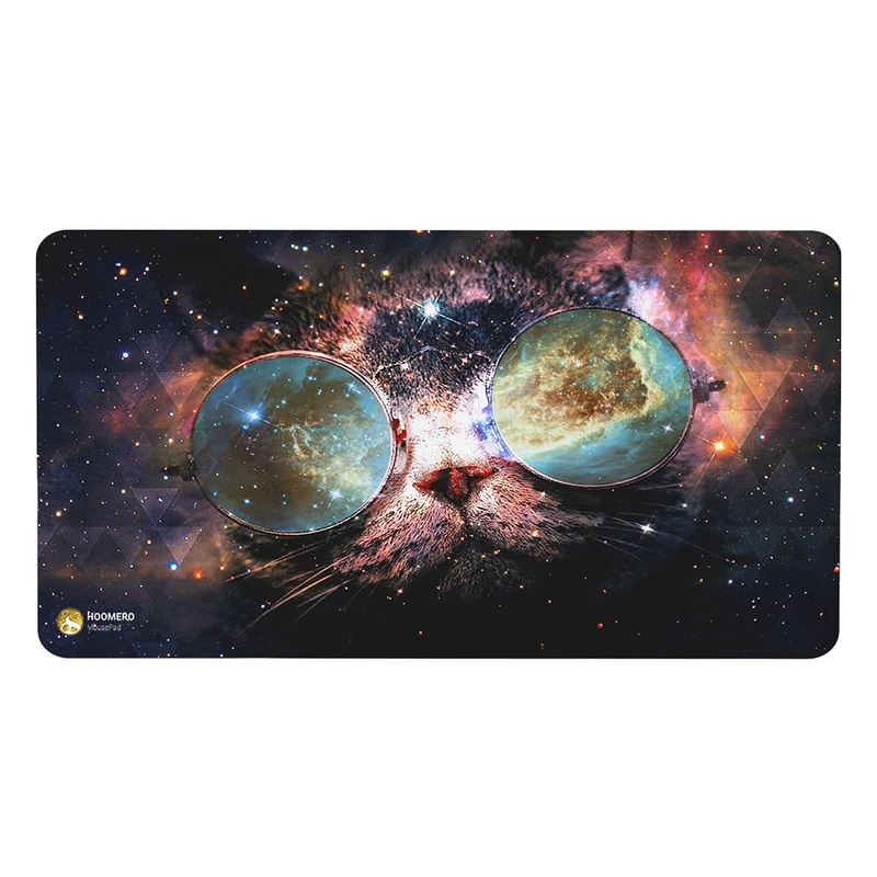 ماوس پد هومرو مدل MX683 طرح گلکسی کهکشان گربه