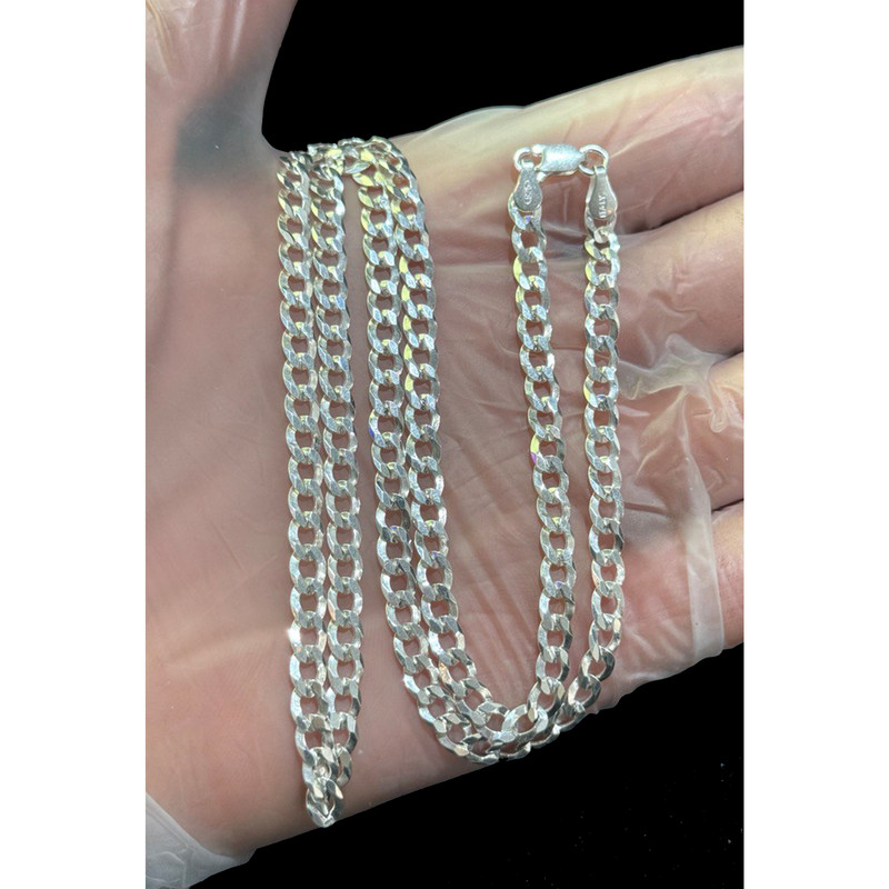 زنجیر نقره مردانه کد 10.90