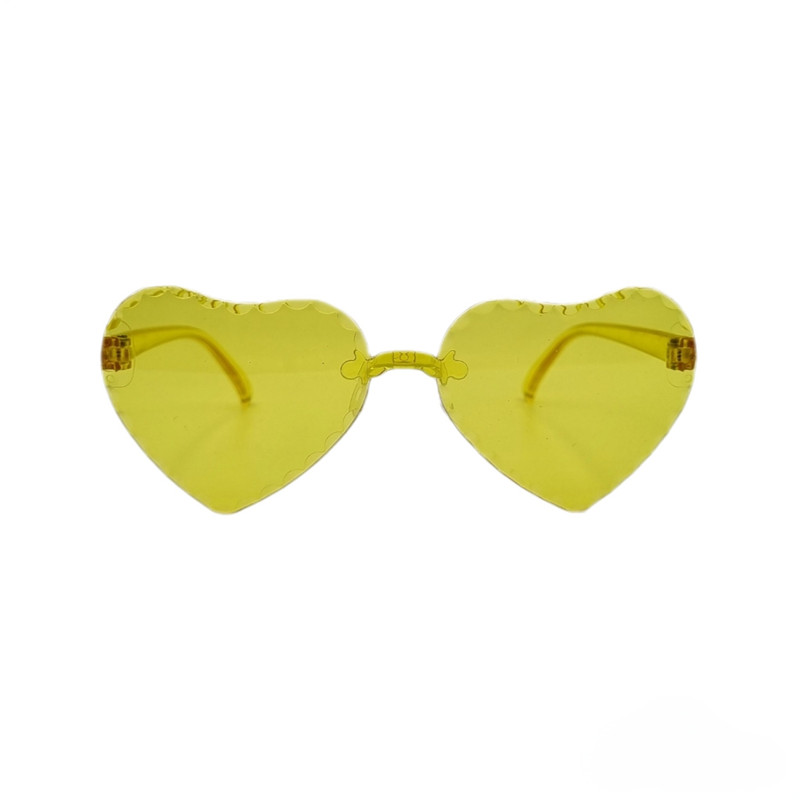 عینک آفتابی دخترانه مدل قلبی 