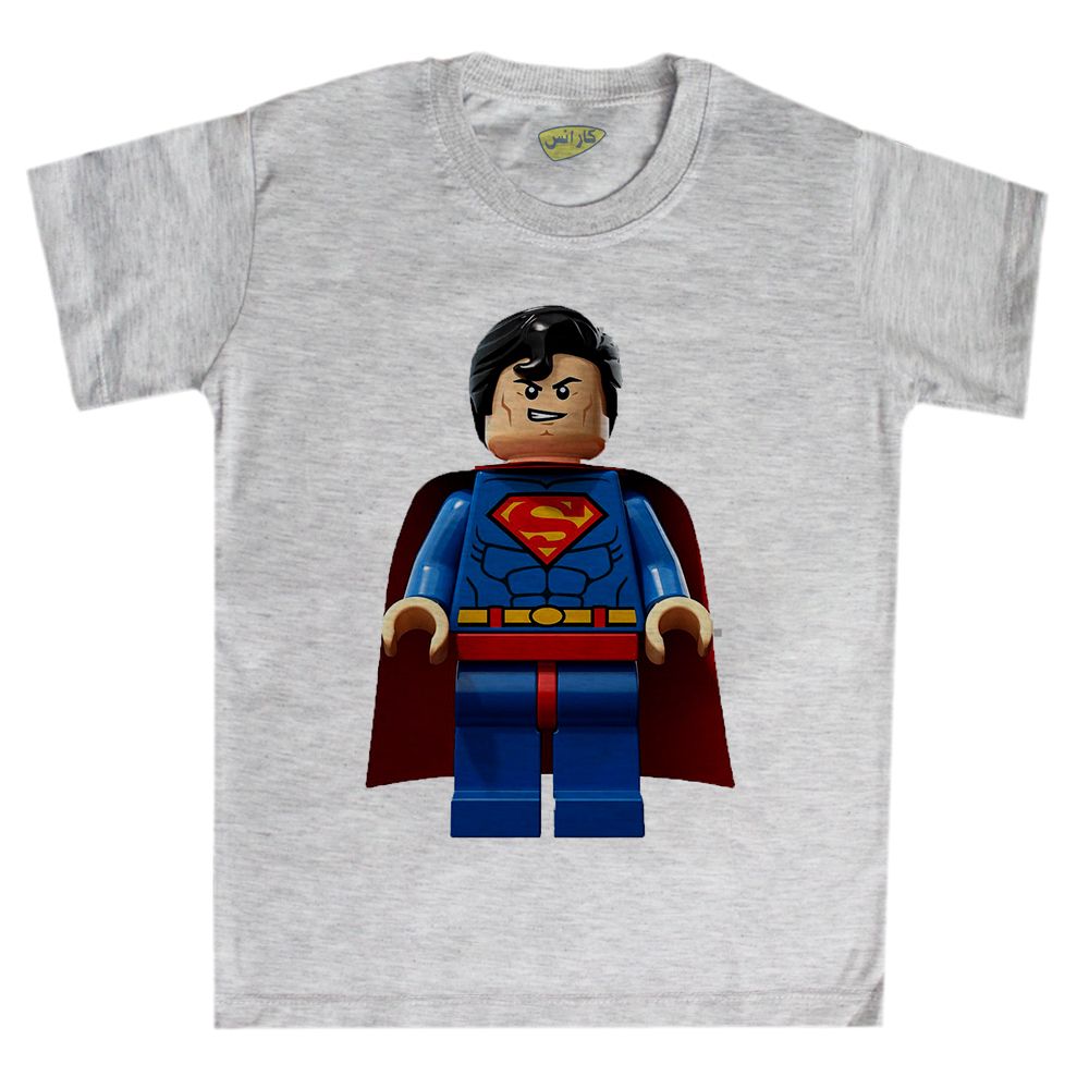 تی شرت پسرانه کارانس طرح لگو سوپرمن مدل BTM-1073
