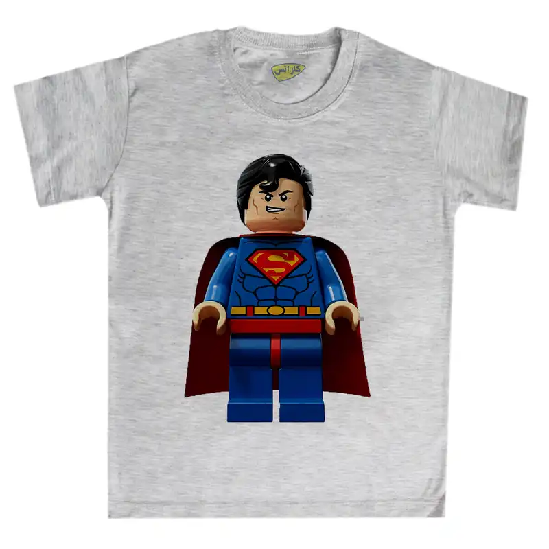 تی شرت پسرانه کارانس طرح لگو سوپرمن مدل BTM-1073