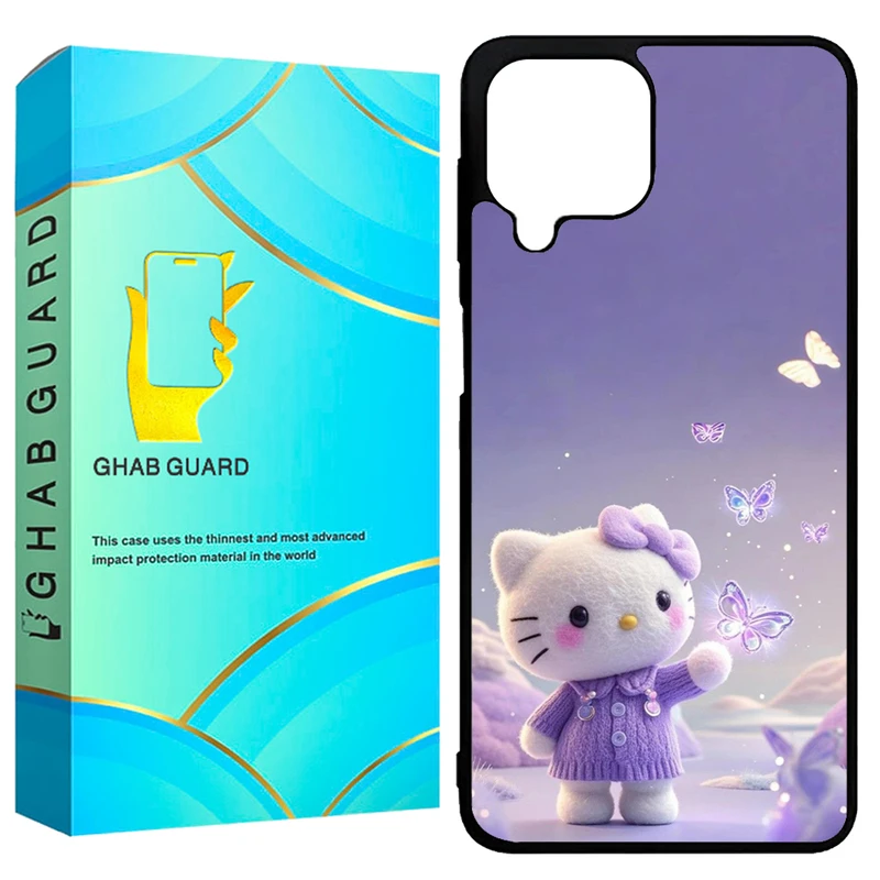 کاور قاب گارد طرح کیتی مدل GCHPA224 مناسب برای گوشی موبایل سامسونگ Galaxy A22 4G / M22 4G / M32 4G