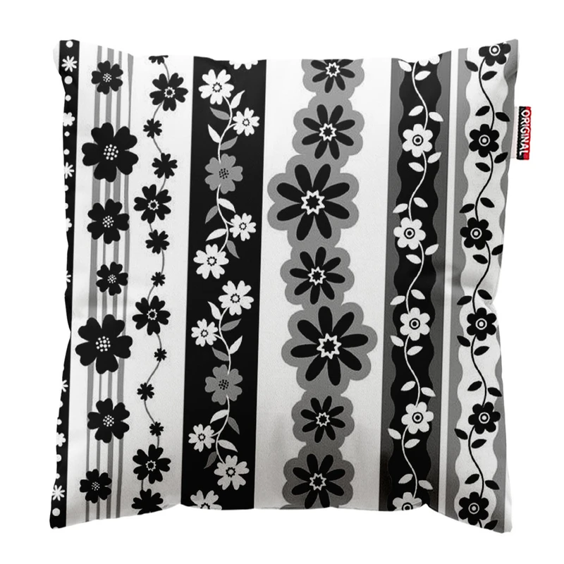 کوسن پاد آفرین طرح گل سایز 30*30 سانتی متر کد 703