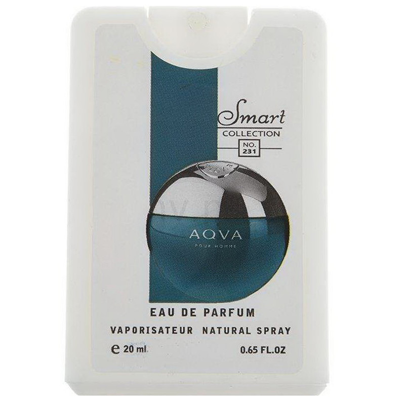 عطر جیبی مردانه اسمارت کالکشن مدل Aqua حجم 20 میلی لیتر مجموعه 2 عددی