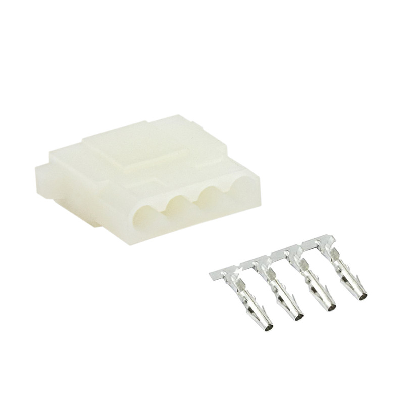 سوکت مادگی 4 پین مدل Molex-1x4F بسته 10 عددی