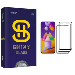 Atouchbo Shiny Glass Screen Protector For Samsung Galaxy M31s Pack Of 3