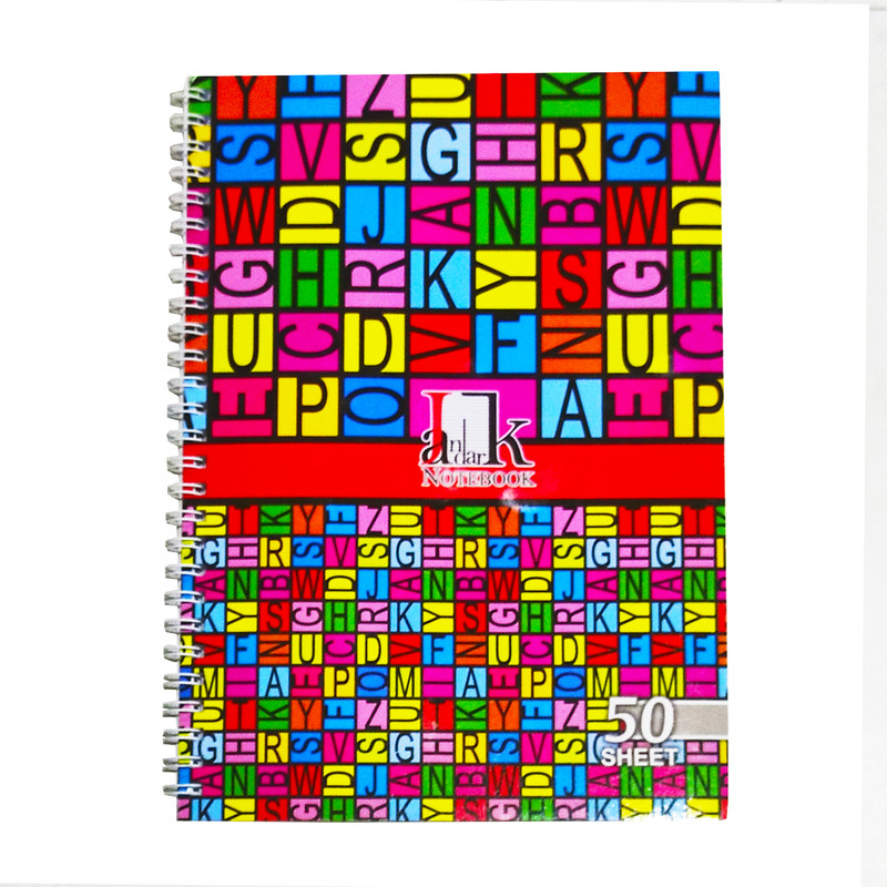 دفتر زبان 50 برگ ژاندارک کد 022