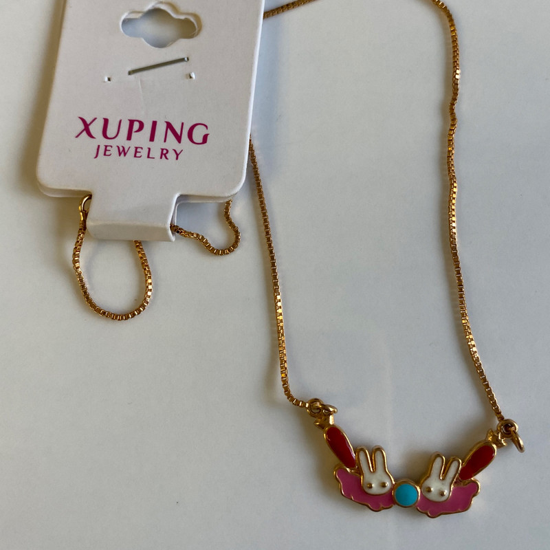 گردنبند دخترانه ژوپینگ مدل خرگوشی گردنبند دخترانه ژوپینگ مدل خرگوشی