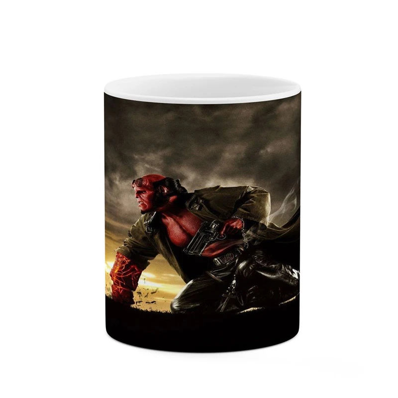 ماگ کاکتی مدل پسر جهنمی Hellboy کد mgh38965