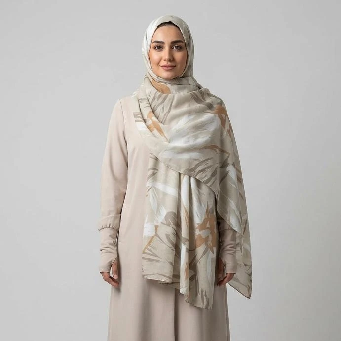 شال زنانه مدل نخی بهاری کد 4040