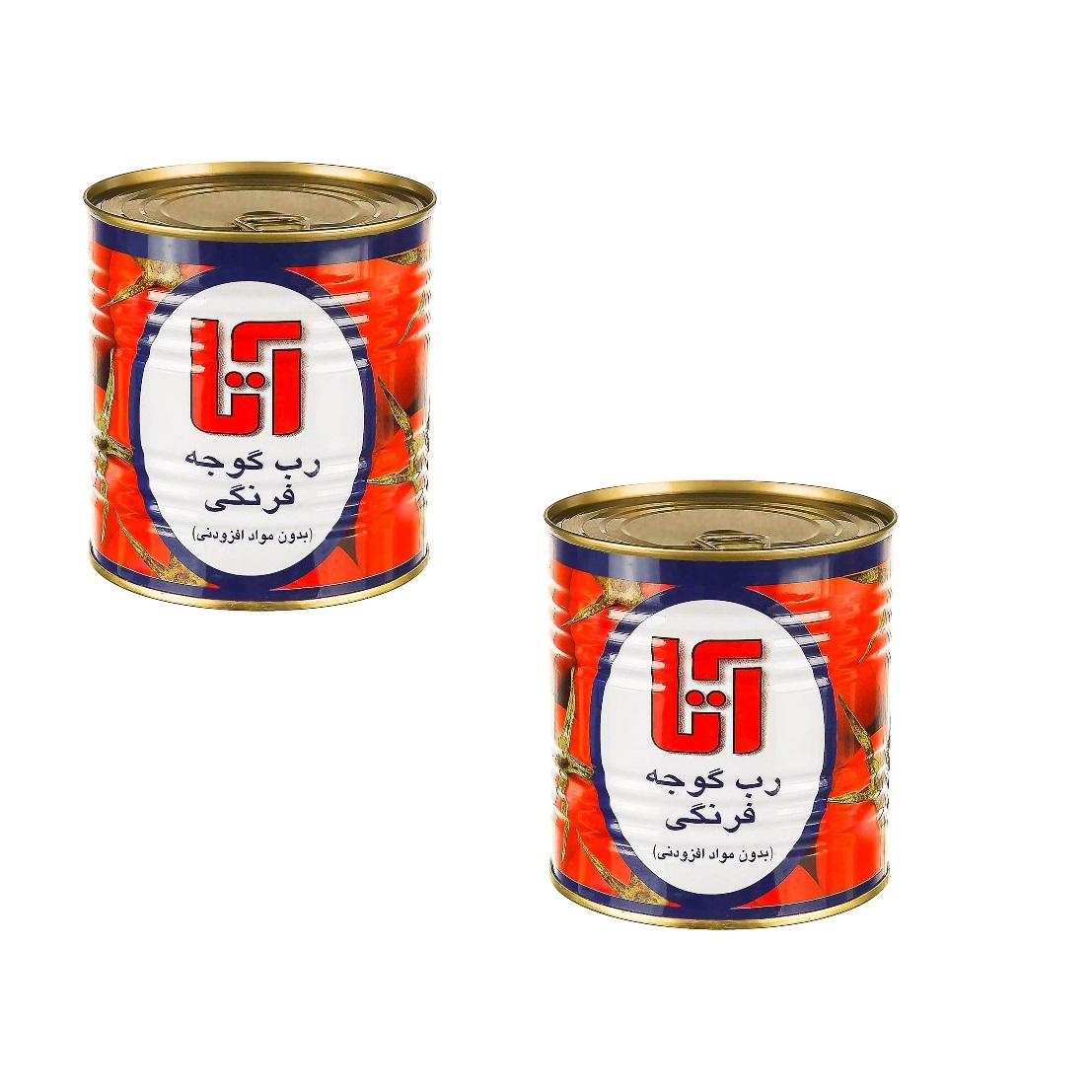 رب گوجه فرنگی آتا  800 گرم بسته 2 عددی