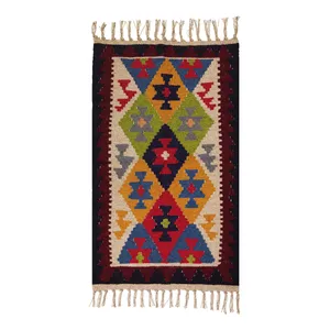 گلیم دستبافت یک متری مدل شیرازی کد 37 