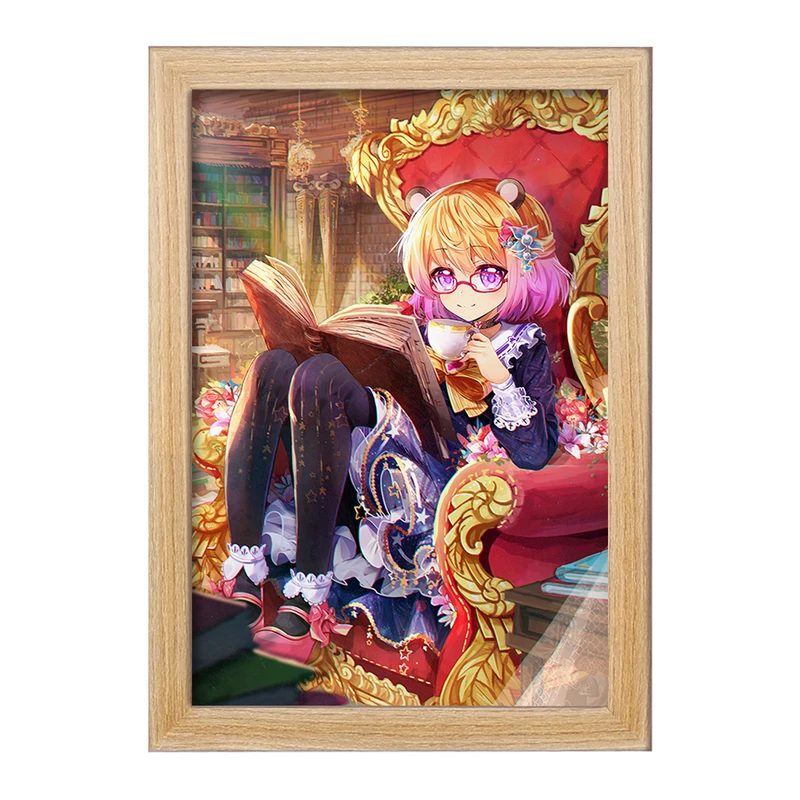 تابلو خندالو مدل دختر انیمه ای  کد 18079