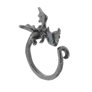 انگشتر زنانه مدل اژدها بی دندون کد 487474