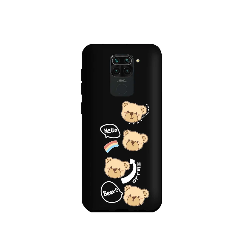 کاور طرح خرس بیر کد m2887 مناسب برای گوشی موبایل شیائومی Redmi Note 9 / Redmi 10X 4G