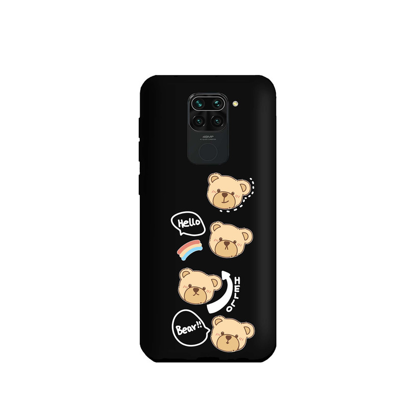 کاور طرح خرس بیر کد m2887 مناسب برای گوشی موبایل شیائومی Redmi Note 9 / Redmi 10X 4G
