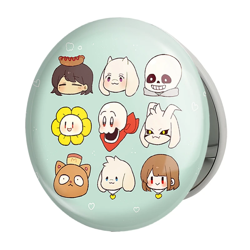 آینه جیبی خندالو طرح بازی آندرتیل (Undertale) مدل تاشو کد 31783