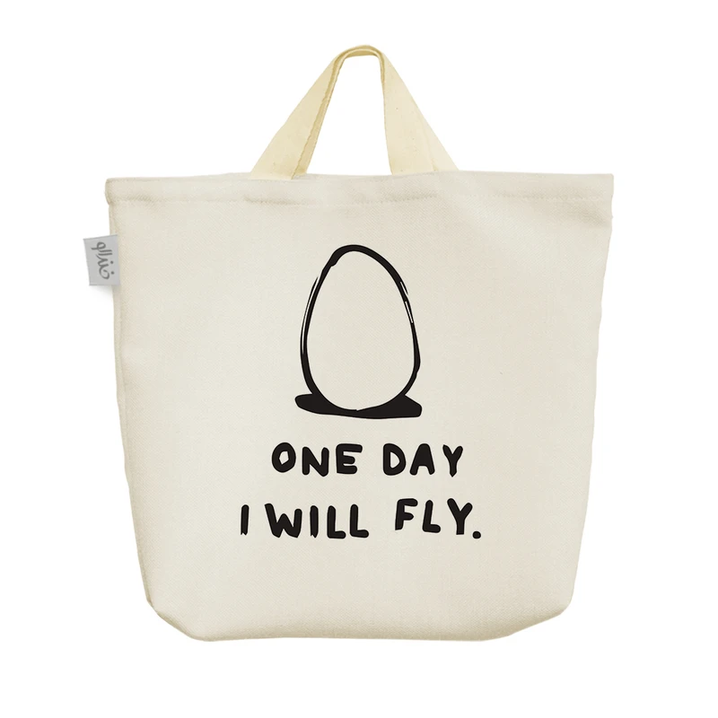 ساک خرید خندالو مدل یه روز پرواز میکنم کد 7675