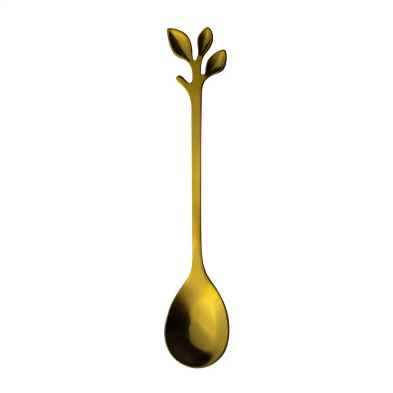 قاشق چای خوری مدل برگ مجموعه 24 عددی 