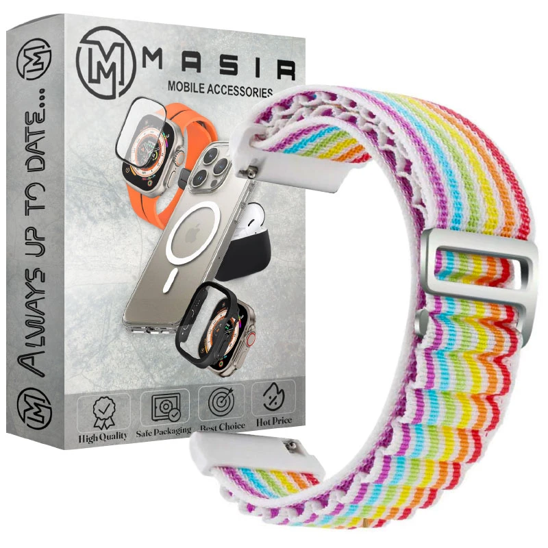 بند مسیر مدل 7Color Alpine Loop مناسب برای ساعت هوشمند ایمیلب W02