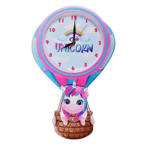 ساعت دیواری کودک مدل تک شاخ و بالن CL-11