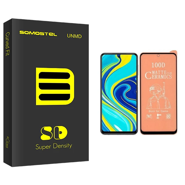 محافظ صفحه نمایش مات سوماستل مدل Sd Glass مناسب برای گوشی موبایل شیائومی Redmi Note 9S